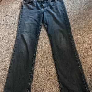 Lucky Brand Women's Dark Wash Straight-Leg Jeans